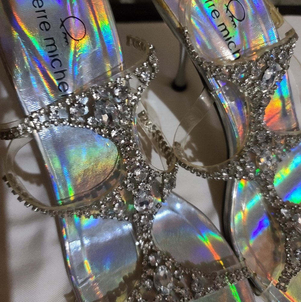 Shiny high heels